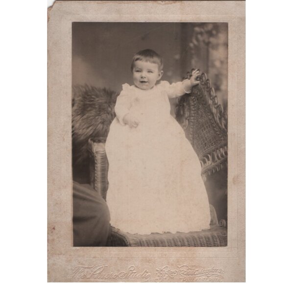 Antique Photographs Victorian Cabinet Cards Children Wall Art Room Decor - Picture 3 of 4